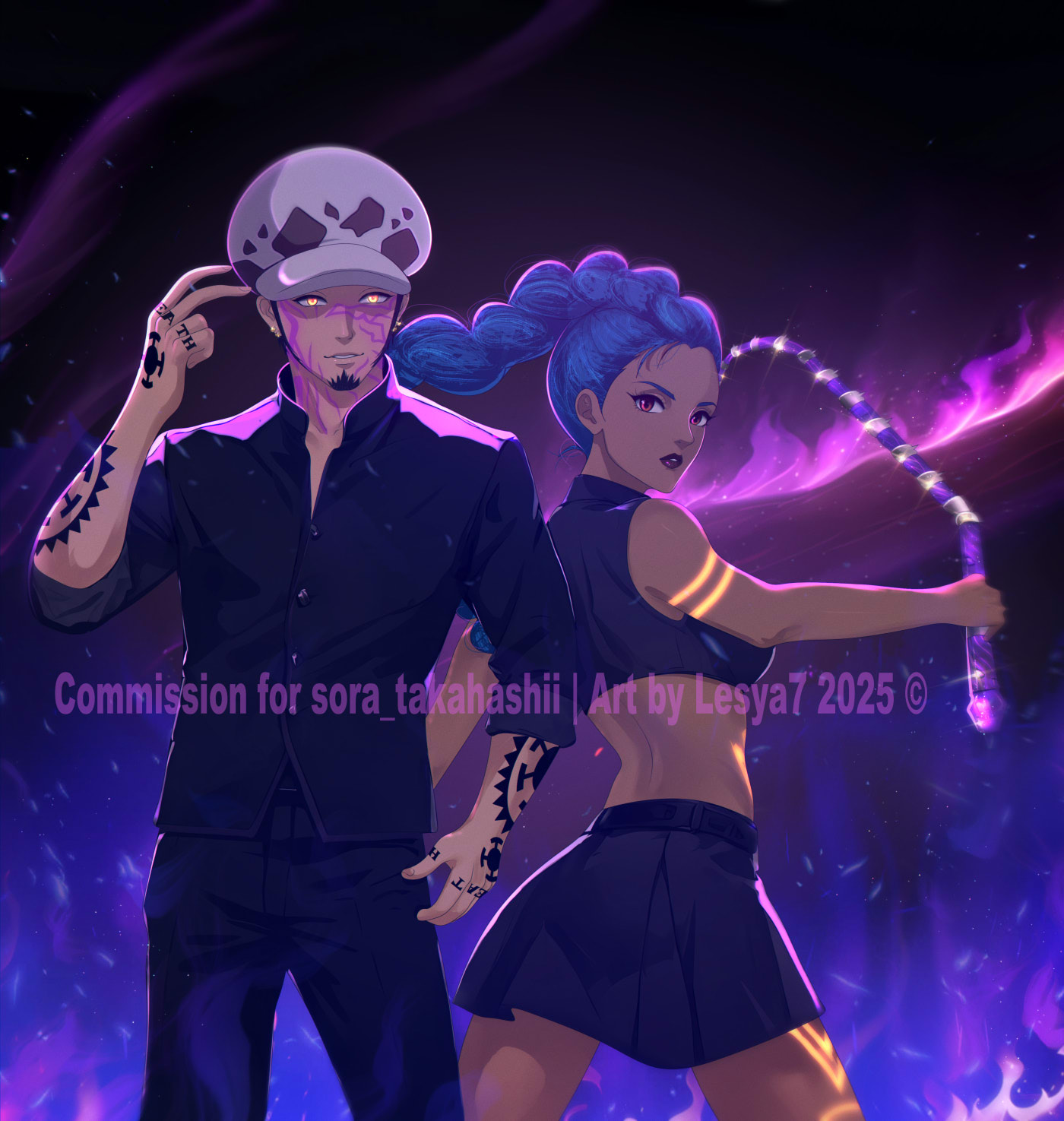 Commission: Sora OC x Law