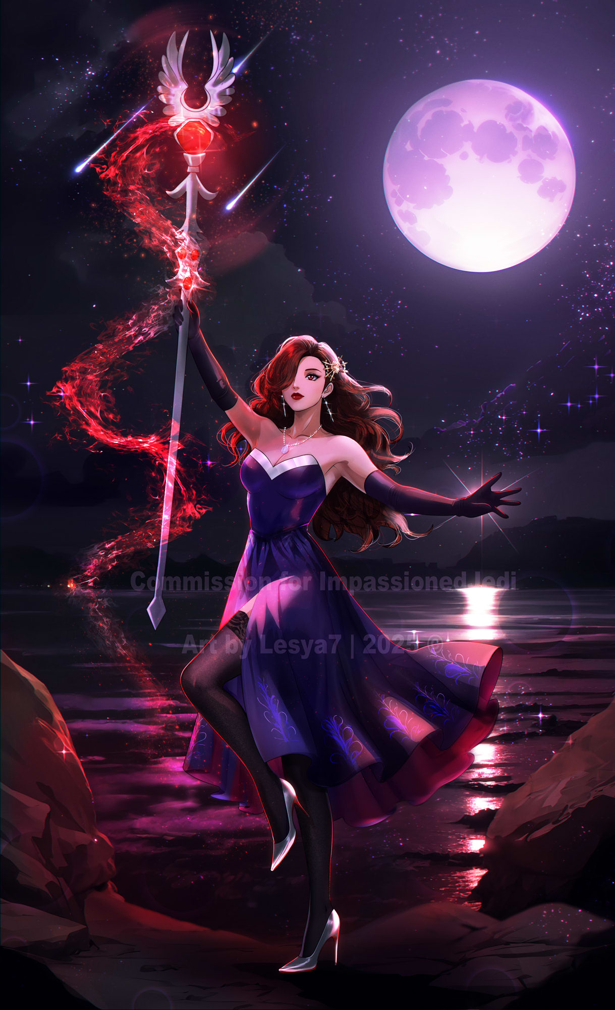 Dark Fantasy Commission Celine (OC)