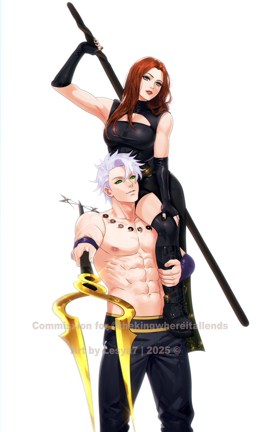 Dark Fantasy Couple Tsubasa x Seina (OCs)