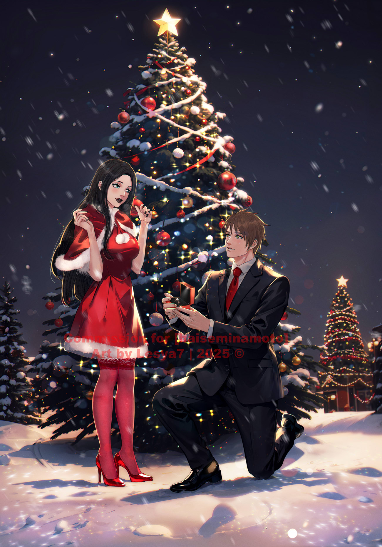 Commission: Grant x Nour OCs