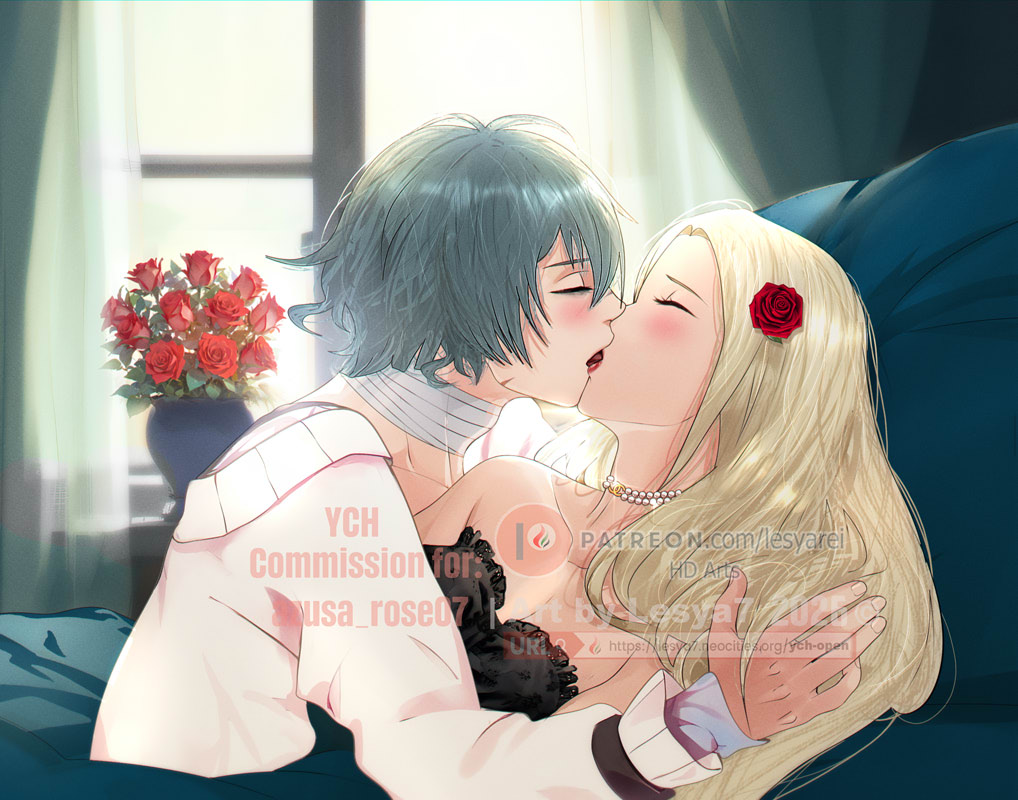 Commission Azusa x Rose OC