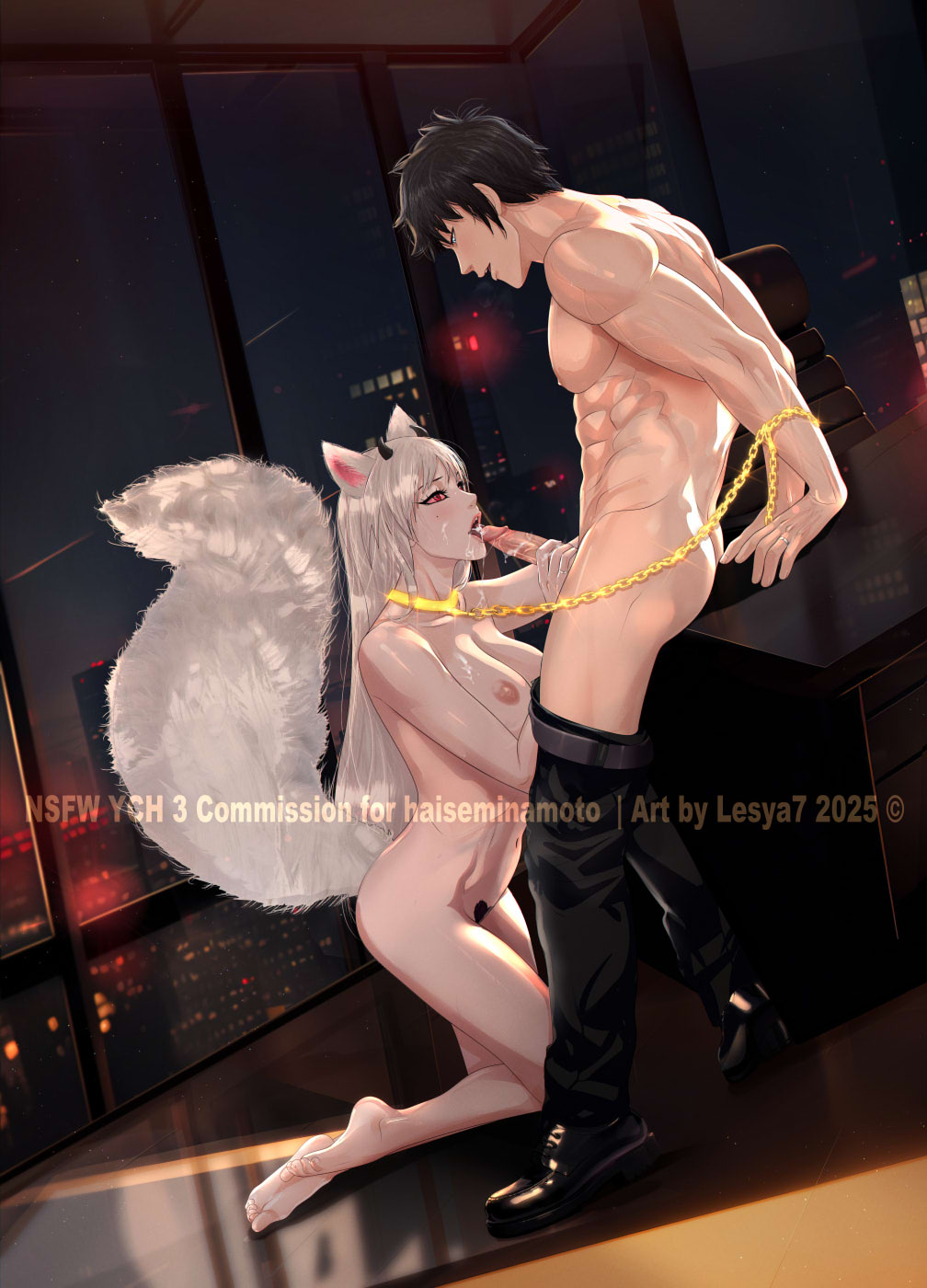 NSFW YCH 3 Commision: Vincent x LaLune OCs