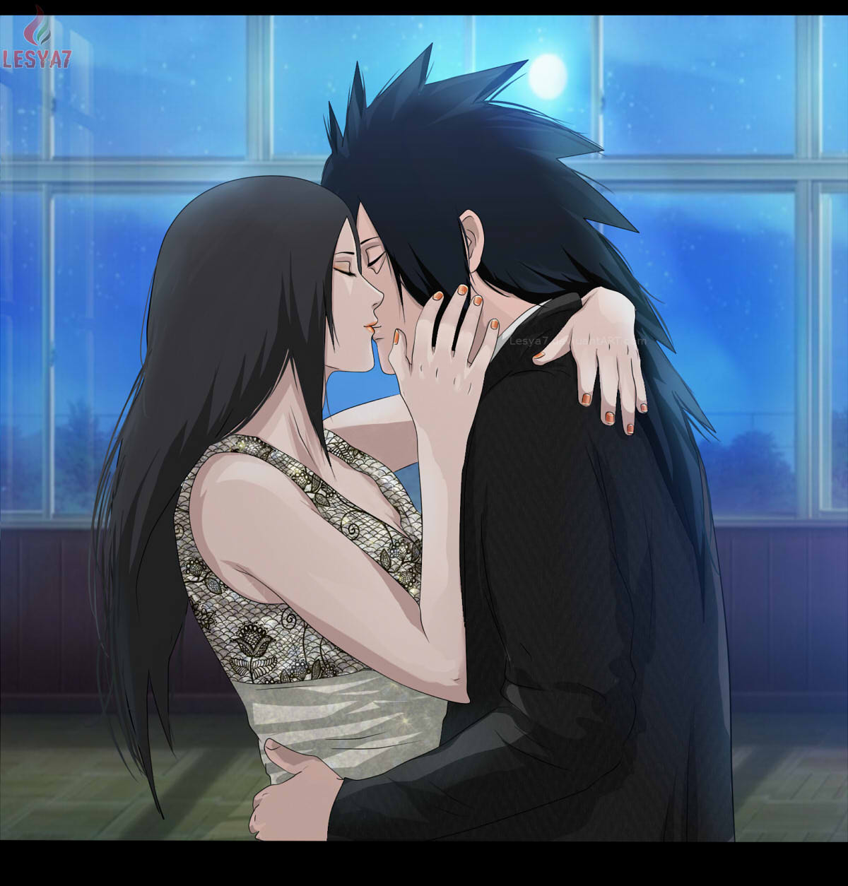 Madara x Haruko Kiss