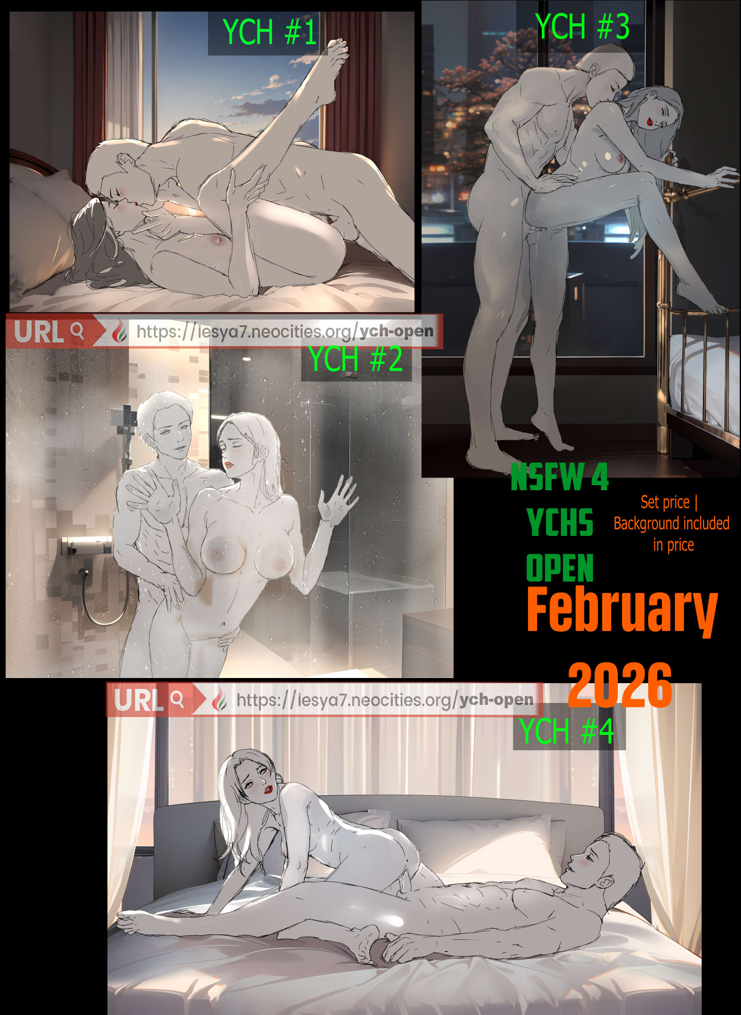 February YCHs Open